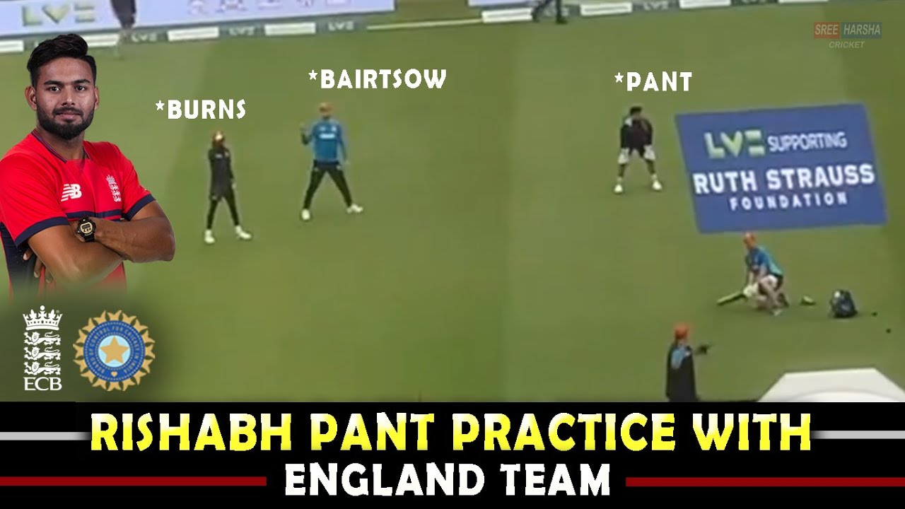 Rishabh Pant Practice with England Team | Exclusive Video | Eng vs Ind 4th Test 2021