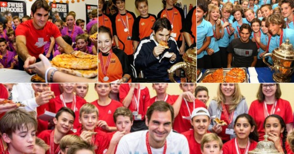 Roger-Federer-Pizza-Party