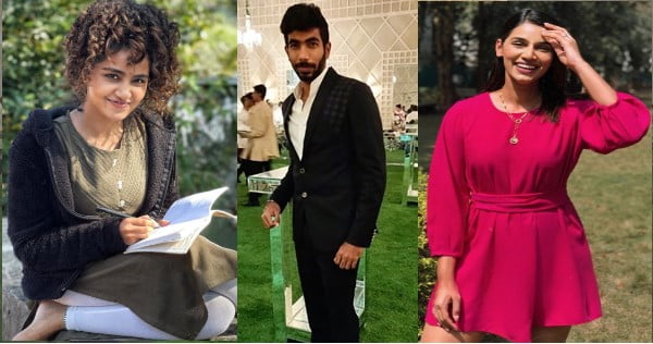 Photo Courtesy: Instagram/jasprit bumrah/anupama parmeswaram/sanjana ganeshan