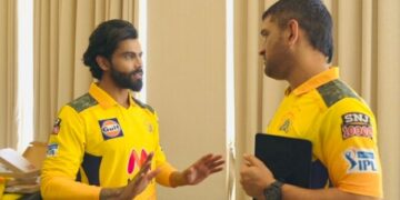 Ravindra Jadeja and MS Dhoni