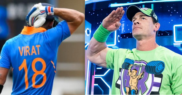 Photo Courtesy: Twitter/BCCI and WWE