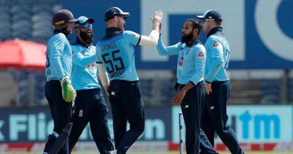 Adil Rashid And Team England