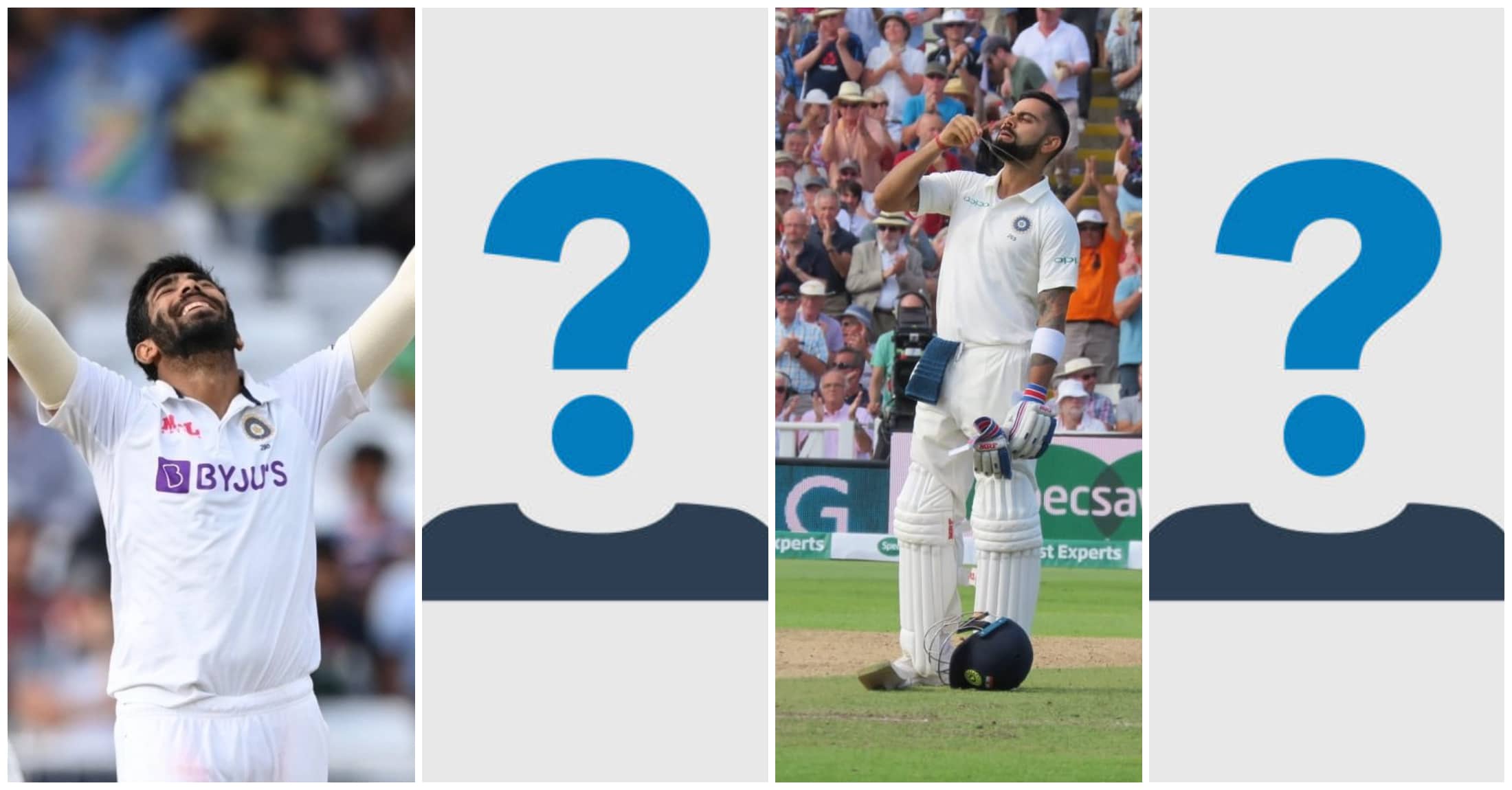 Photo Courtesy : Twitter/ jasprit bumrah & Virat Kohli