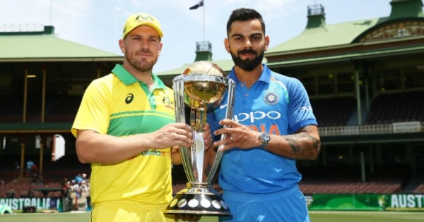 Aaron Finch Virat Kohli