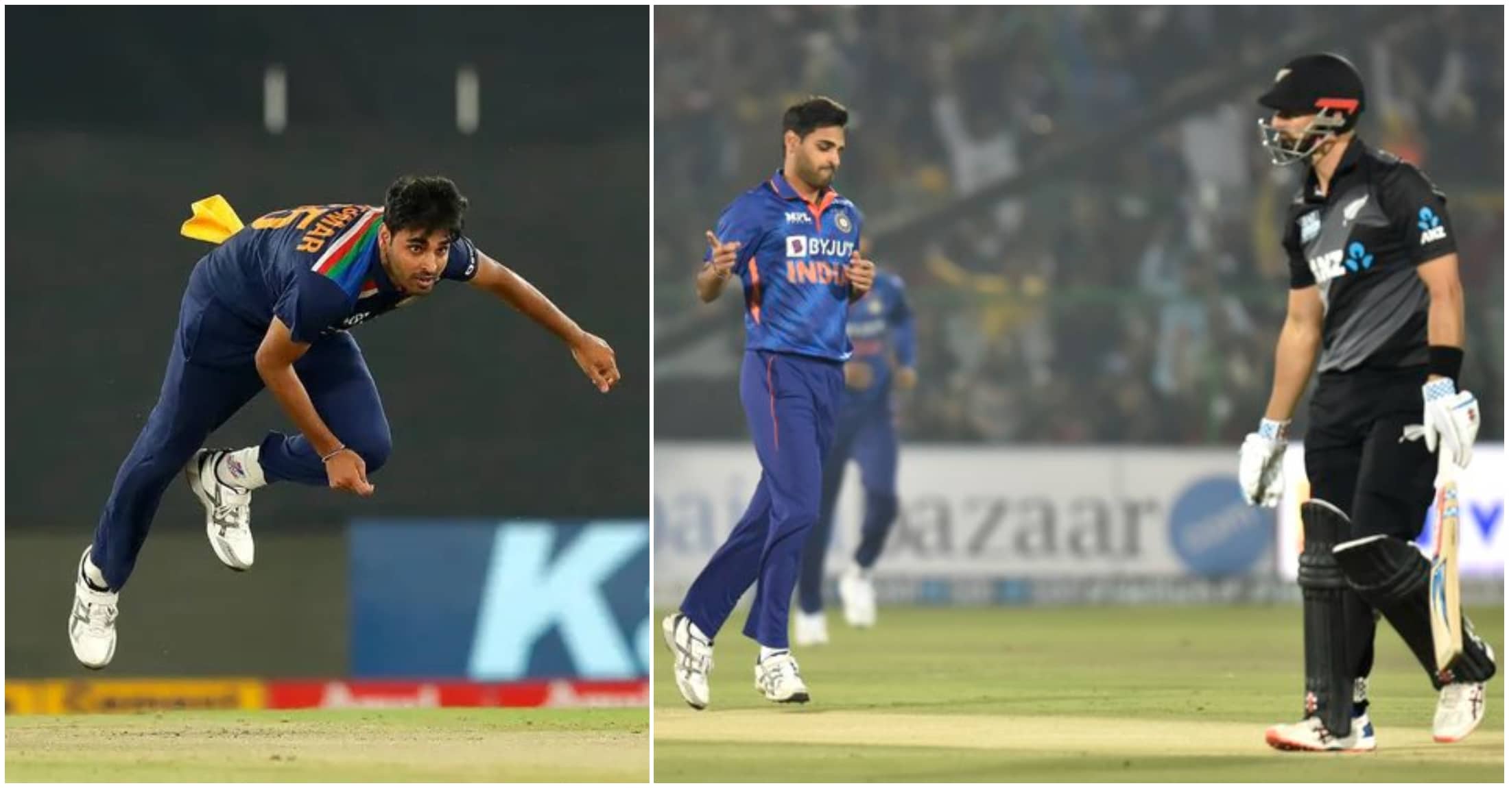 Photo Courtesy: Twitter/ ICC & Bhuvneshwar Kumar