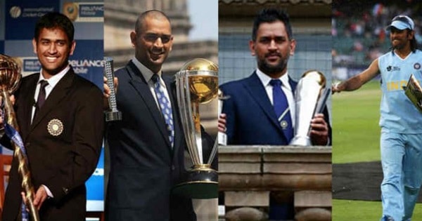 ms dhoni trophy