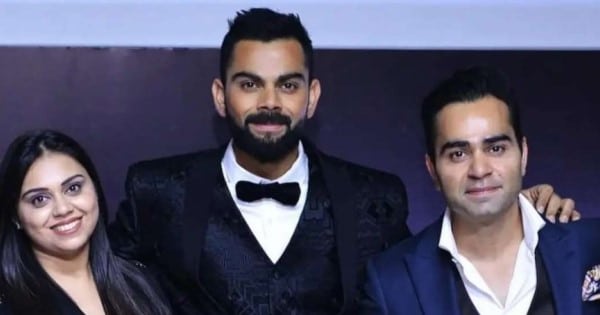 Virat Kohli with Brother and Sister