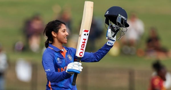 Cricketer Smriti Mandhana