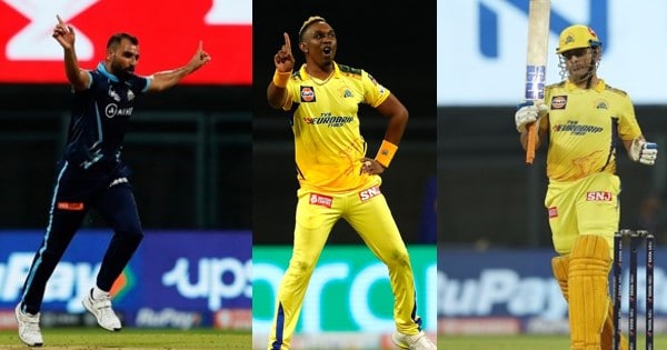 Mohammed-Shami-And-Dwayne-Bravo-And-MS-Dhoni