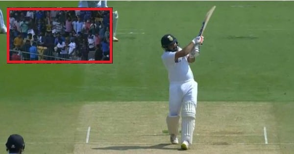 Rohit-Sharma-Hit-Spectator-Nose