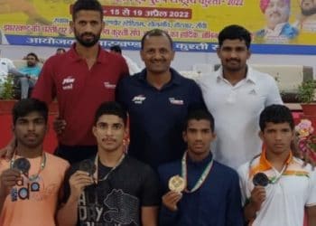 Maharashtra-won-4-medals-Under-17-National-Wrestling-Championship