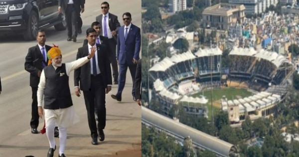 Narendra-Modi-Stadium-Modi-With-Security