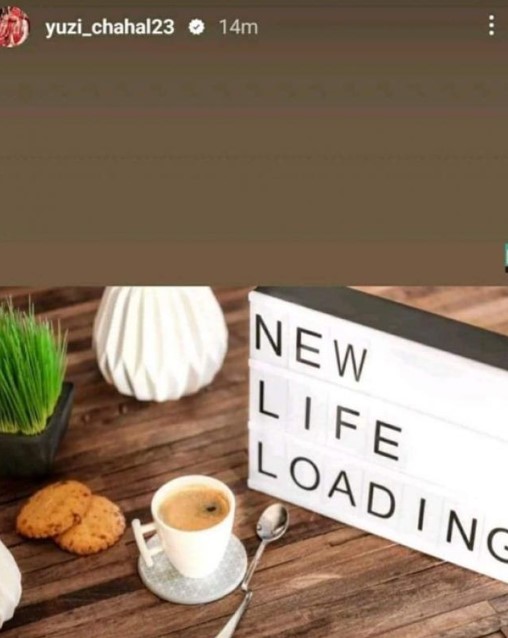 Yuzvendra Chahal Insta Story