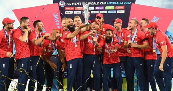 England Team after winning World Cup