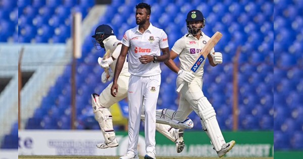 India vs Bangladesh 3rd Day Stumps