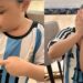 Lionel Messi Gifted Tshirt to Ziva Dhoni