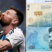 Lionel Messi argentina banknotes