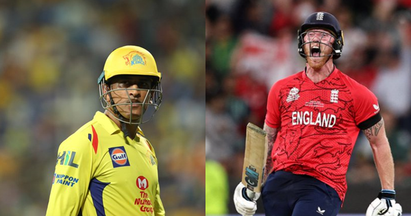 MS Dhoni & Ben Stokes