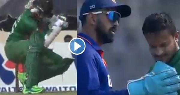 Shakib al Hasan Helmet broken