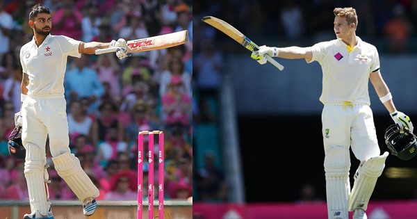 virat kohli vs steve smith