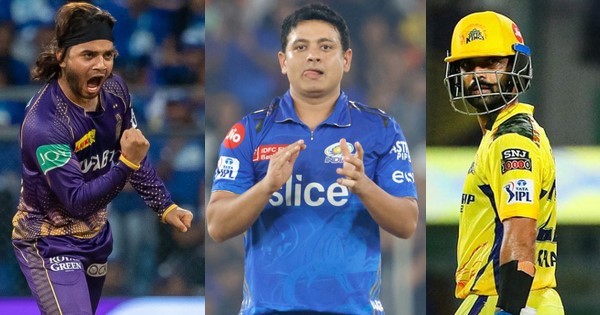 Suyash-Sharma-And-Piyush-Chawla-And-Ajinkya-Rahane