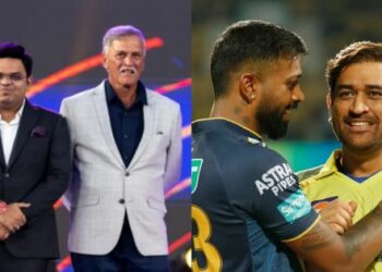 CSK vs GT Jay Shah Joger Roger Binny