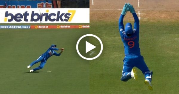 Terrific catches by Sanju Samson & Kuldeep yadav