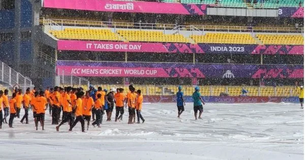 AUS vs NED abandoned due to rain