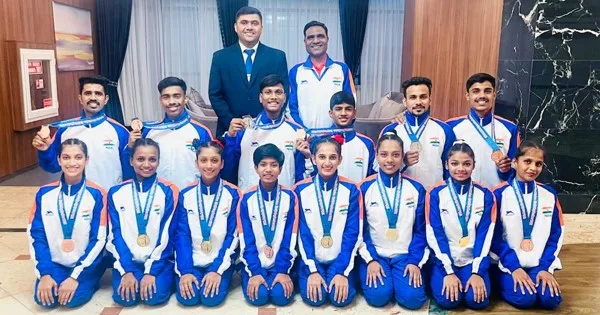 Indian-Gymnast-Team