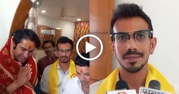 Yuzvendra Chahal at Bageshwar Dham