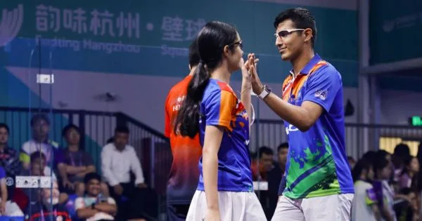 Anahat & Abhay advance into SEMIS of Mixed Doubles