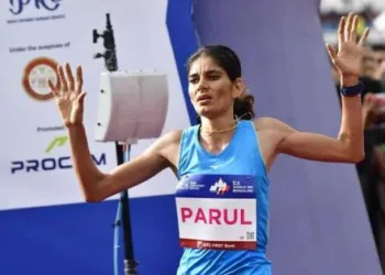 Parul Chaudhary won the Gold in the Women's 5000m Final