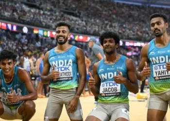 india's 4×400m relay team
