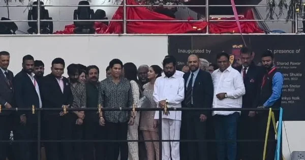 Inauguration of Sachin Tendulkar statue at Wankhede Stadium