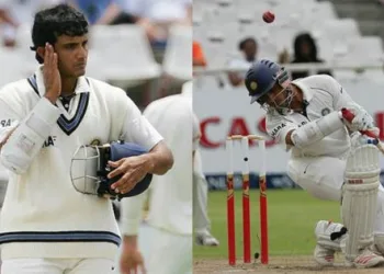 Sourav ganguly in test match against south africa 2007