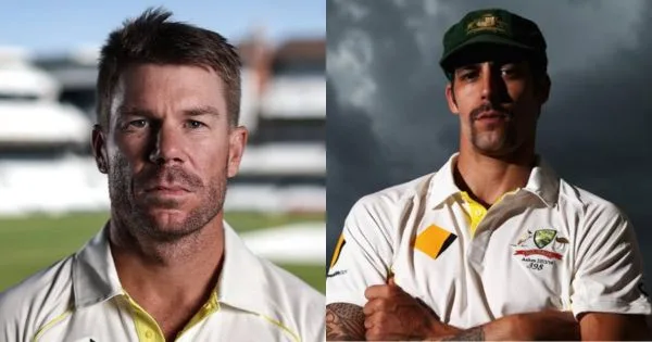 Mitchell Johnson David Warner