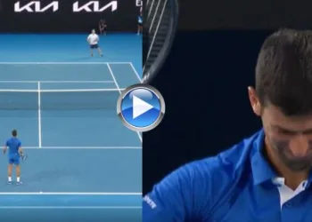 Steve-Smith-Novak-Djokovic-Tennis-Court