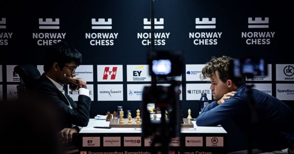 Praggnanandhaa defeats Magnus Carlsen