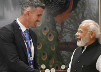 kevin pieterson and pm modi