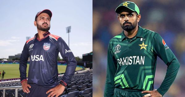 USA MONANK PATEL VS PAK BABAR AZAM