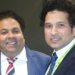 rajiv shukla with sachin tendulkar